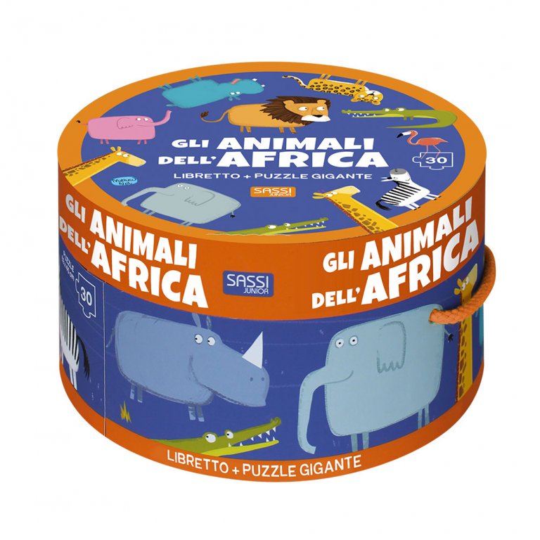 Afrikai állatok - óriás kirakó