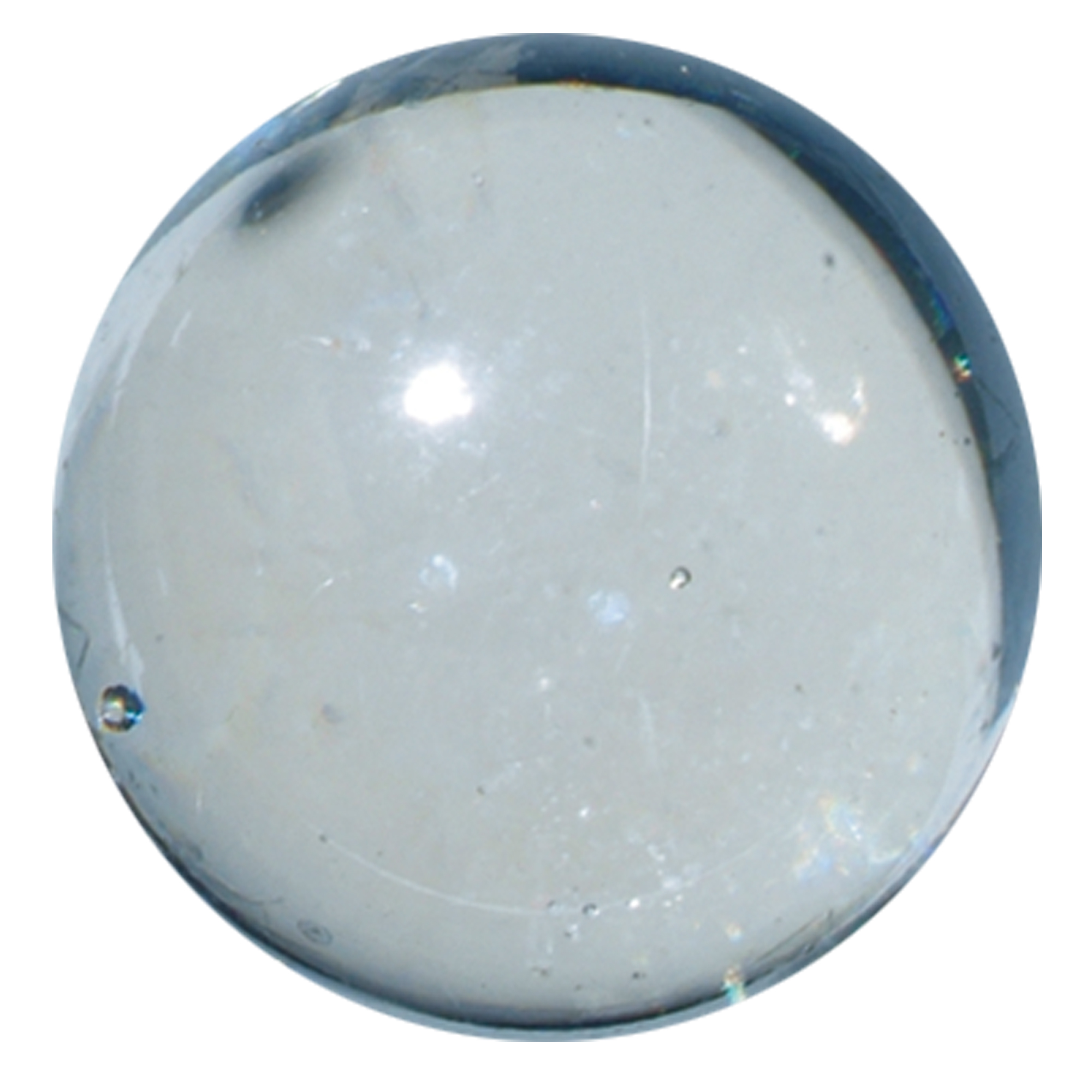 Víztiszta üveggolyó - Peewee ice clear marble