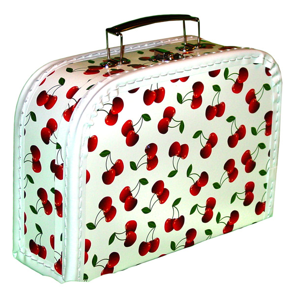 Cseresznyés bőrönd